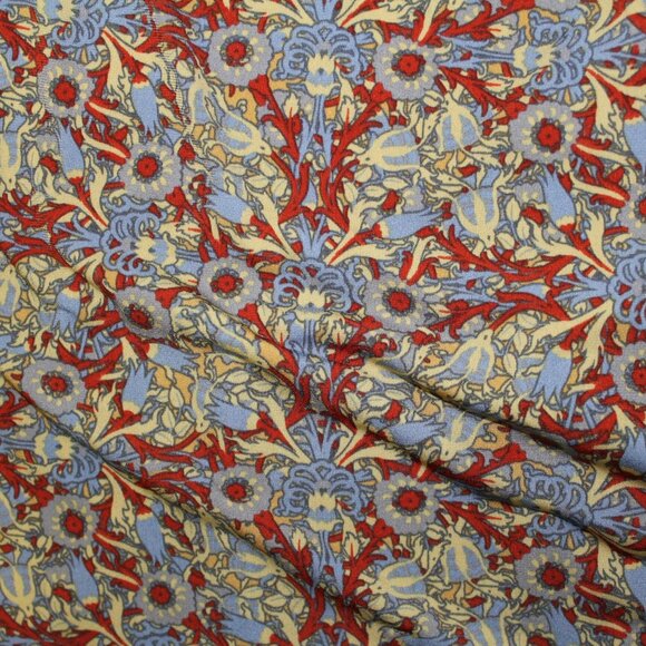 LulaRoe stretch A-line floral skirt Azure - XS New simply comfortable - Picture 3 of 7